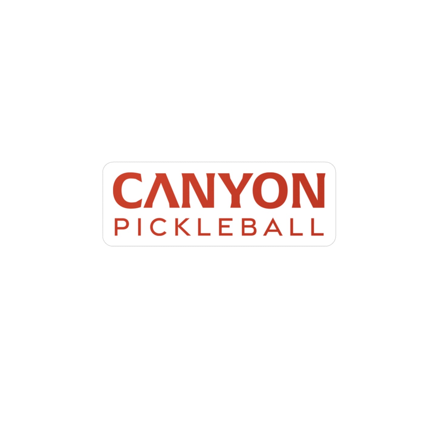 Canyon Pickleball Sticker