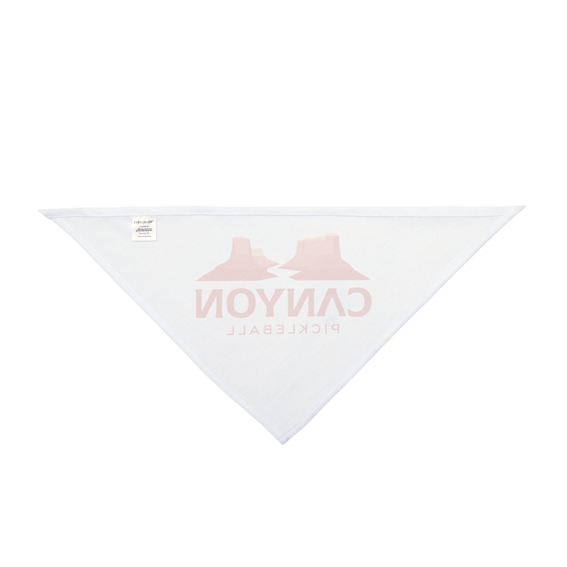 Canyon Pickleball Pet Bandana Back